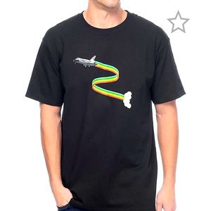 A-LAB Space Is The Place Black T-shirt Medium